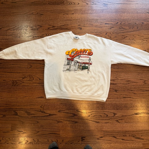 Lee White Heavyweight Crewneck Sweatshirt - Picture 2 of 4